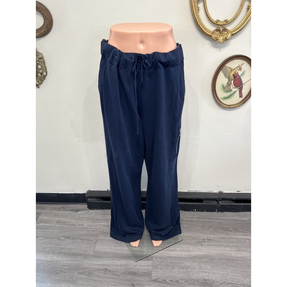 Vintage L-RL Lauren Active Ralph Lauren Navy Blue Drawstring Sweatpants XL